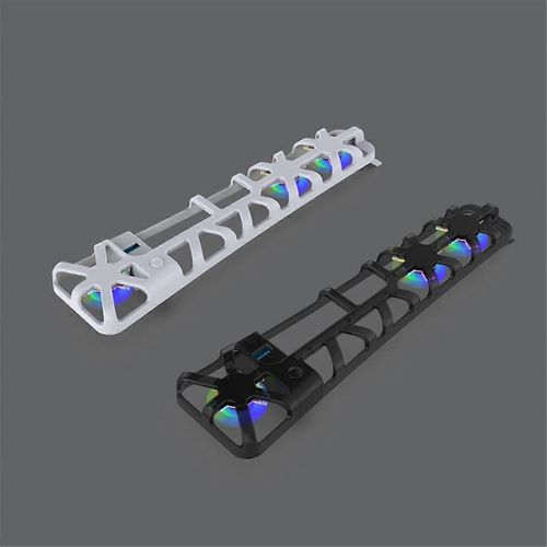 Ventilateur De Refroidissement Pour Ps5 Pro,Port Usb 3.0 Et Éclairage Rvb Blanc