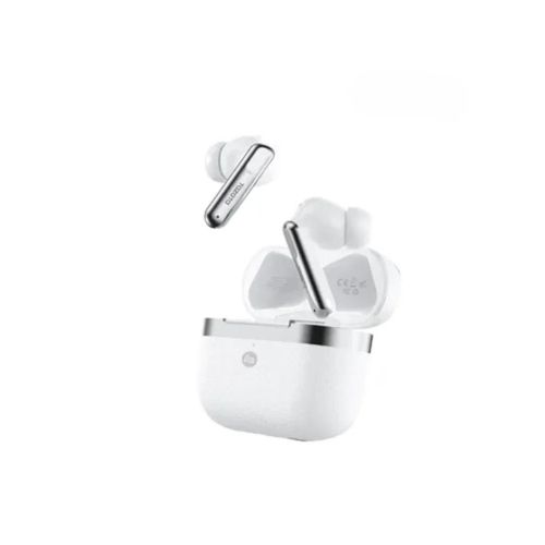 Écouteurs Bluetooth TWS avec Réduction de Bruit Hybride ANC -30dB et Appels HD ENC à 4 Micros - Blanc