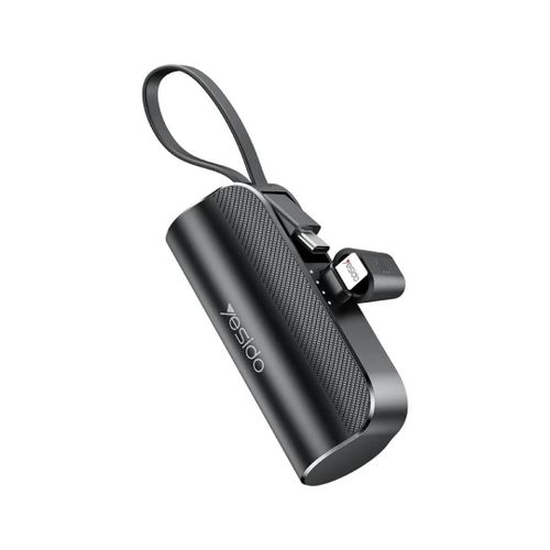 Yesido ¿ Batterie Externe 5000mah Avec Support Téléphone Intégré, 15w, Compacte Et Pratique