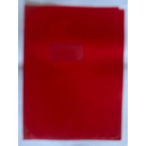 Protège-Cahier Rouge 21x29,7