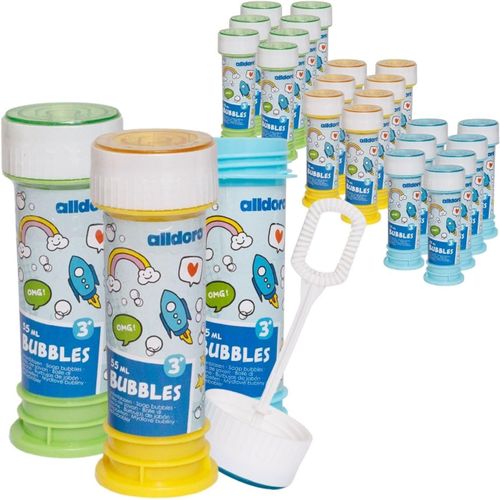 Kakyl-63073 Bubble Fun Bulles De Savon,24 Pièces Par Boîte,55 Ml De Solution Savonneuse,Pour Enfants À Partir De 36 Mois&adultes,Multicolore