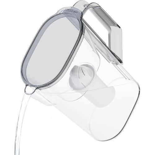 SUBZONAL-Carafe Filtrante pour réfrigérateur avec filtre à eau 2,7 L, sans BPA, Pichet avec Cartouche de Filtration d'eau, Compatible avec les Filtres Brita Classic ¿ Noir