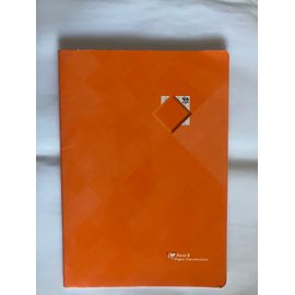 Cahier 21x29,7 Grands Carreaux 96 Pages 