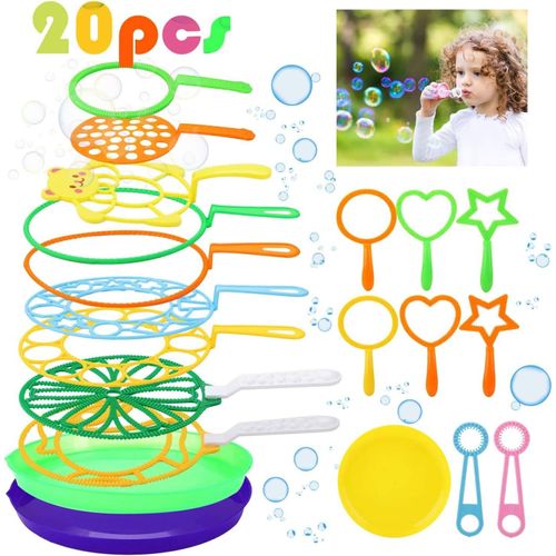 Kakyl-Machine À Bulles,20pcs Kit De Bulles De Savon Pour Enfants Baguette À Bulles Ensemble Jouet Savon À Bulles Bubble Maker Pour Activités De Plein Air,Fêtes D'anniversaire Et Jeux