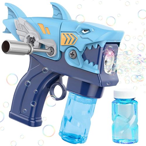Kakyl-Pistolet À Bulles Pour Enfants,Machine À Bulles De Savon Avec Solution À Bulles,Machine À Bulles Automatique,Jouet Bubble Gun Pour Des Fêtes,Jouet D'été,Mariage Anniversaire Fête