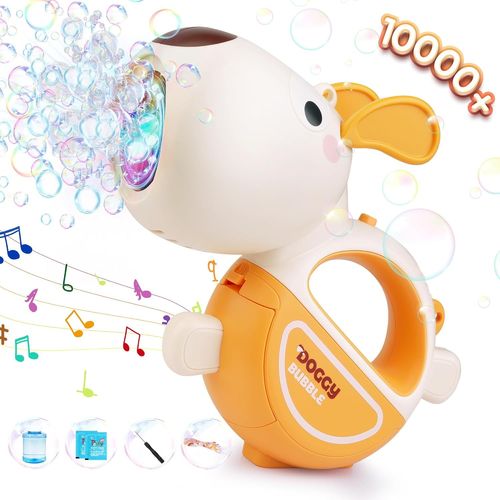 Kakyl-Pistolet À Bulles Pour Enfants Machine À Bulles De Savon Machine À Bulles : Led Lumière Bulles Électriques Avec Réservoir De 100 Ml Bleu Automatique Bulles Machine À Bulles Machine Pour Enfants