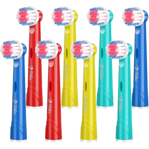 Kalanka-Têtes De Brosse À Dents Électrique Pour Enfants - Brossettes De Rechange Électriques Lot De 8 Têtes Pour Brosse À Dents Oral B Compatibles