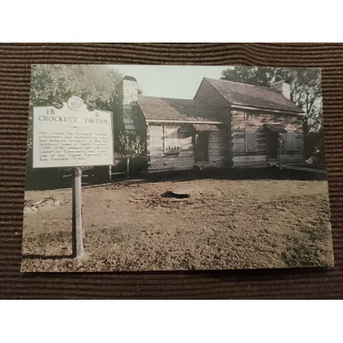 Carte Postale Colorée "Crockett Tavern,Morristown"Vintage Années 90.