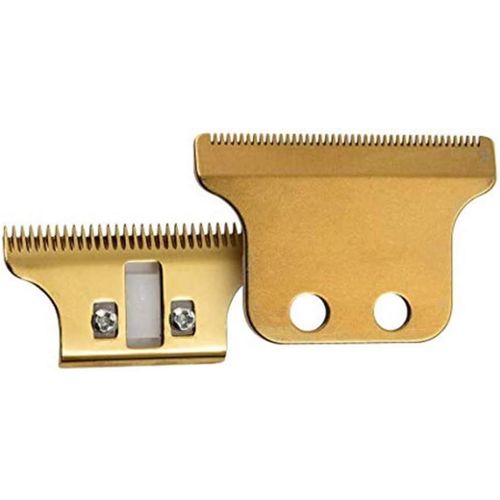 KAKYL-Lames De Tondeuse,Tondeuse Réglables Professionnelles Pour Tondeuse Double Largeur # 2215,Compatible Avec Wahl Tondeuse Tondeuse Compris L'Instruction Et Les Vis (Oro)