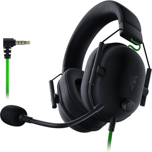 Blackshark V2 X - Casque Gaming Esports Multiplateforme (Haut-Parleurs Triforce De 50Mm, Annulation Passive Du Bruit Avancée, Son 7.1 Surround, Microphone Cardioïde) Noir