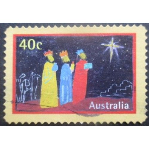 Australie N°1722 Adhésif Noel Oblitéré