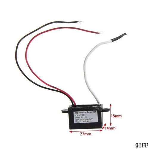 Purificateur d'air 12V DC,ioniseur d'ions négatifs,générateur d'anions,nettoyeur de voiture Mar28