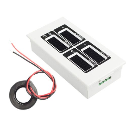 Compteur monophasé Pzem-004, affichage LED rouge, instruments électriques, tension, ampères, watts, kWh, indicateur TTL, Modbus