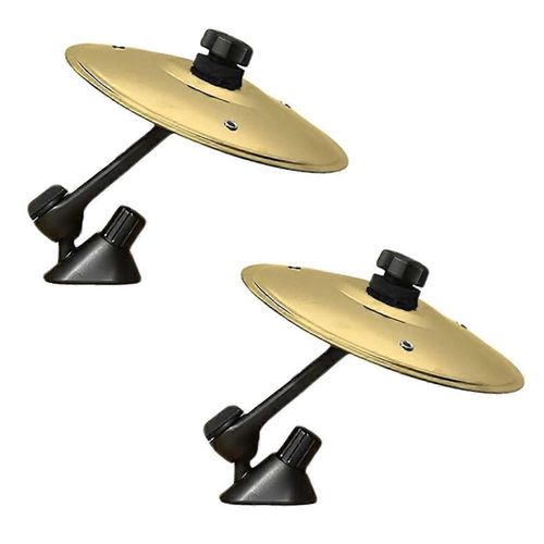 Lot De 2 Mini Cymbales À Clipser Pour Voiture, Accessoire De Décoration Musicale Pour Tous Types De Véhicules, Cadeau Idéal