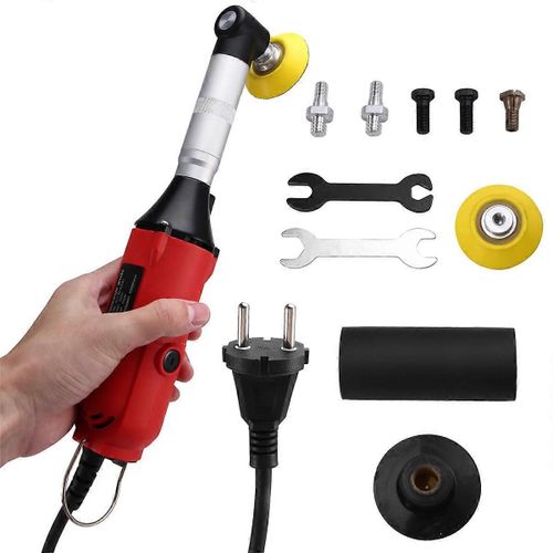 Machine à coudre électrique coudée à vitesse réglable à 90 degrés pour carrelage en céramique, outils de nettoyage de carrelage 350 W, prise UE