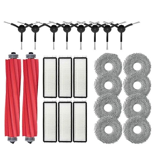 Pour les pièces d'aspirateur Qrevo S, Qrevo Pro, Qrevo MaxV, Qrevo Plus, rouleau principal, brosse latérale, filtre, tampon de vadrouille Cl