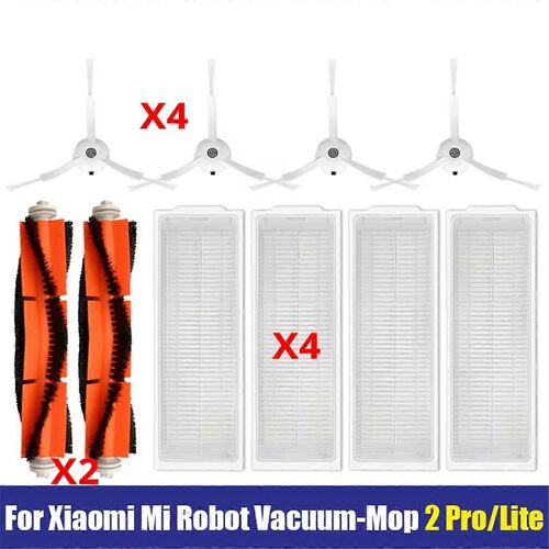 Accessoires pour aspirateur Robot 2 Pro Lite, filtre Hepa, brosse latérale principale