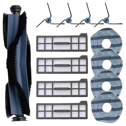 Kit d'accessoires pour aspirateur X10 Pro Omni, brosse latérale principale, filtre HEPA, tampons en tissu, pièces de rechange