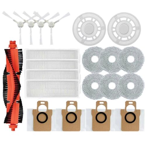 Pour aspirateur robot M30 Pro, sacs d'aspirateur, accessoires, brosse latérale principale, filtre, pièces de rechange
