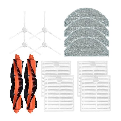 Pièces détachées pour aspirateur robot E10, E12, E10C, C103, 3C Plus/3C Pro, brosse latérale principale, filtre, balai