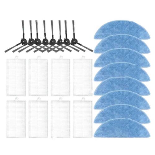 Accessoires de rechange pour aspirateur robot Y1 PRO/Y1, brosse latérale, filtre Hepa, chiffon de nettoyage