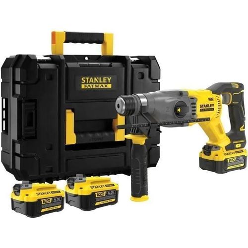 Perforateur Brushless SDS Plus 18V Stanley FatMax 2 batteries 4.0Ah 2 Joules Sfmch900m22