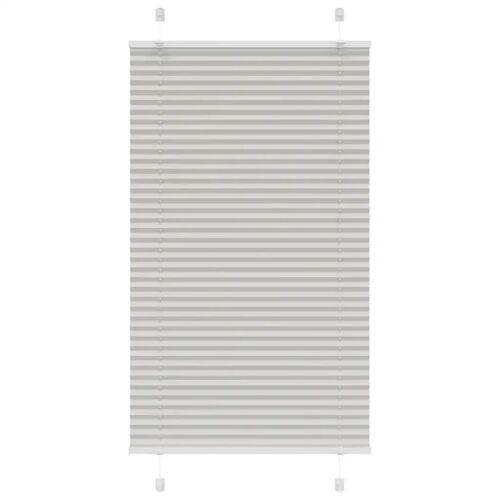 Vidaxl Store Plissé Gris Clair 70x150 Cm Largeur Du Tissu 69,4 Cm
