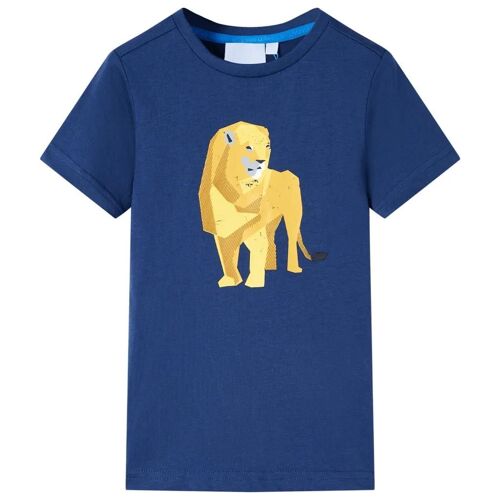 T-Shirt Pour Enfants Bleu Foncé 128