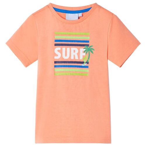 T-Shirt Pour Enfants Orange Néon 140