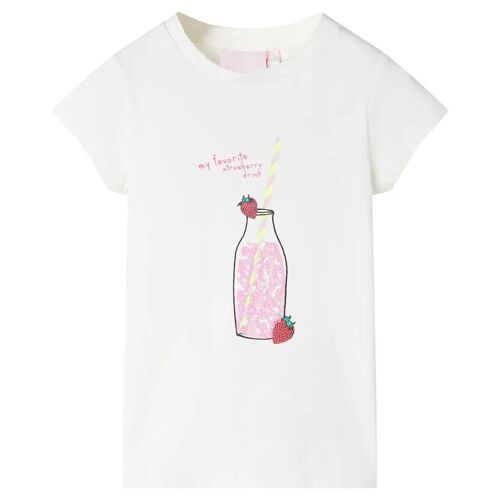 T-Shirt Pour Enfants Écru 140