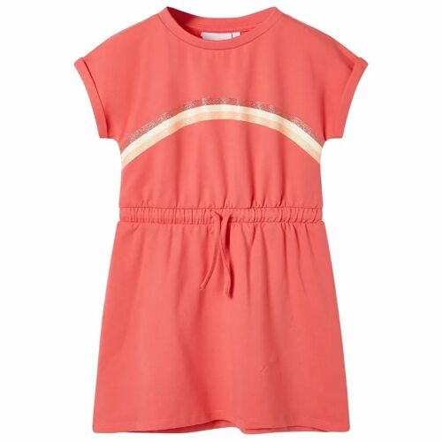 Robe Pour Enfants Avec Cordon De Serrage Corail 116
