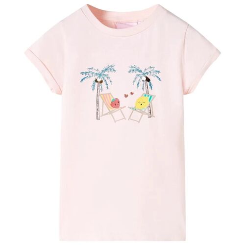 T-Shirt Pour Enfants Rose Pâle 140