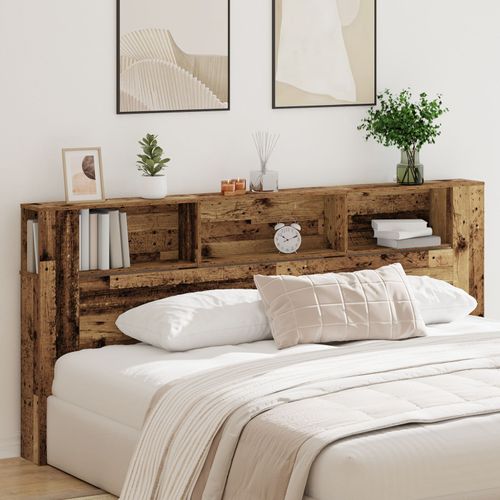 Tête De Lit Viexl Cabinet Bois Ancien 220x18,5x104,5 Cm 862090