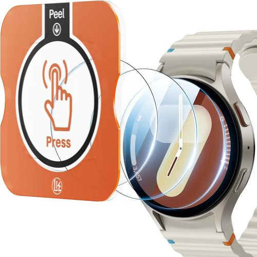 Cauc-3 Pièces Verre Trempé Pour Samsung Galaxy Watch 7/6 40mm - Protection Écran Protection D'écran Installation Facile - Anti-Rayures - Sans Bulles - 9h - Pour Galaxy Watch 7/6 40mm