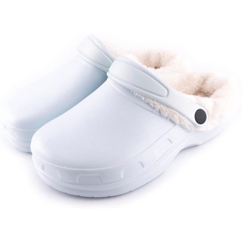 Monst-Clog Classic, Sabots D'hiver Pour Femme, Avec Doublure Chaude, Imperméable, Avec Semelle Antidérapante, Confortable, Pour Maison, Chambre, Salon.
