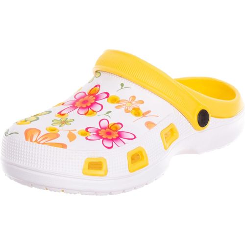 Monst-Sabots De Jardin Pour Femme - Chaussures De Jardin - Pantoufles Légères - Motif Floral