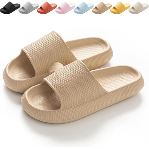 Sandales Orthopédiques Femme - Tongs Compensées Confortables - Semelle EVA Souple Antidérapante - Pour Plage, Piscine, Maison