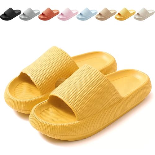 Monst-Chaussons Antidérapants Pour Homme Femme Pantoufles De Douche Très Léger Semelle Épaisse Amorti Soft Tongs Sandales- Pour Maison, Jardin, Salle De Bain, Piscine, Plage