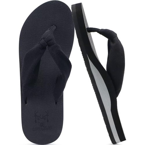 Monst-Tongs Femme Été Tissu Thong Mousse De Yoga Plates Coussined Sandales Plage Et Piscine Chaussures