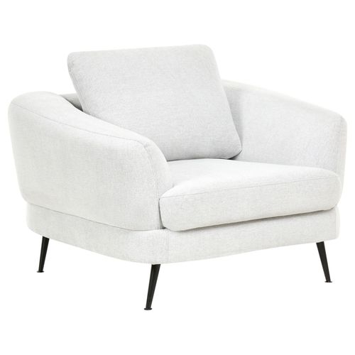 Fauteuil Kjaer Tissu Blanc Cassé