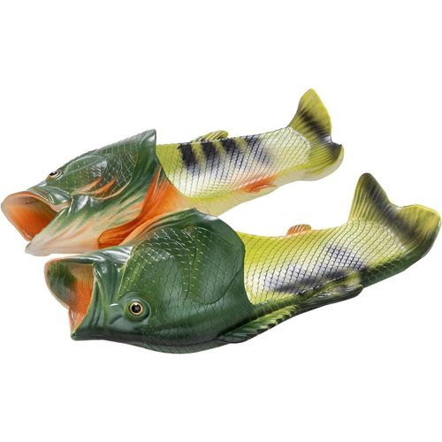 Monst-Chaussons Unisexes Drôles, Poissons Et Homards, Pour Hommes Ou Femmes, Pantoufles Amusantes Pour La Maison À La Plage, Douche, Heures De Détente À La Piscine, Marche En Plein Air