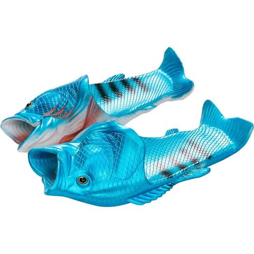 Monst-Chaussons Unisexes Drôles, Poissons Et Homards, Pour Hommes Ou Femmes, Pantoufles Amusantes Pour La Maison À La Plage, Douche, Heures De Détente À La Piscine, Marche En Plein Air