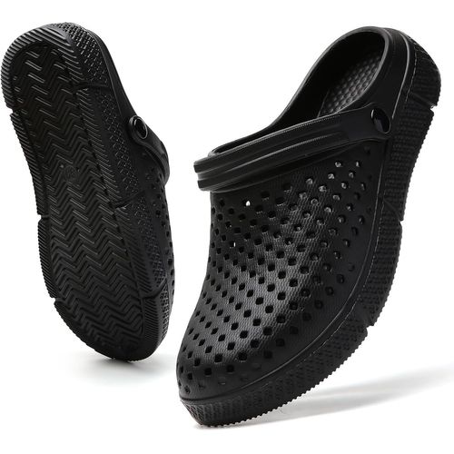 Monst-Sabots Jardin Femme - Motif Papillon Imperméables Respirants | Chaussures De Jardinage Légeres À Séchage Rapide | Sandales Confortables - 45