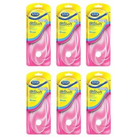 Scholl Lot De 6 Paires De Semelles Gelsoft Chaussures Plates Et Ballerines - 35 À 40,5 