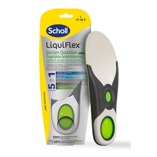 Scholl Etui De 2 Semelles Liquiflex Soutien Quotidien L 41-46,5 