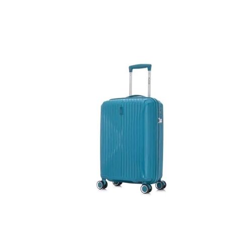 Valise Cabine - Celims France - 2025 - Polypropylène - Cadenas TSA - 8 Roulettes 360° - Bleu