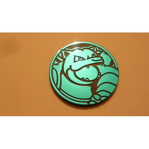 Jeton Pokemon Tortank Bleu Brillant
