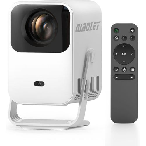 loc-[Built-In Apps & An Oid 13.0] Vidéoprojecteur 4K Mini Projecteur Wifi 6 Bluetooth 5.2,Auto Focus & Keystone Rotation À 270° Projecteur Video Pour Home/Outdoor