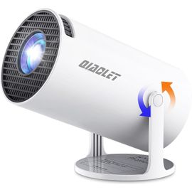 Mini Projecteur 2025 Android 13.0 Videoprojecteur 4K 1080P Supportée, Portable Projecteur Video Wifi6 Bluetooth, Auto Keystone, 180° Rotation Compatible Avec Phone/Hdmi/Usb/Tv Stick