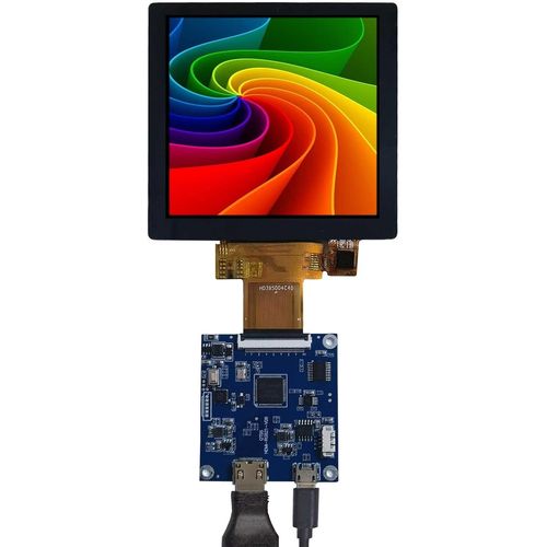 KAOJL-Écran Tactile Capacitif Carré 4 Pouces 720X720 300 Nit Ips Lcd Et Carte Contrôleur 40 Broches